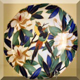 P03. Hand decorated porcelain plate. 
